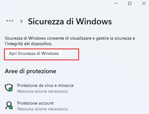 Sicurezza di Windows